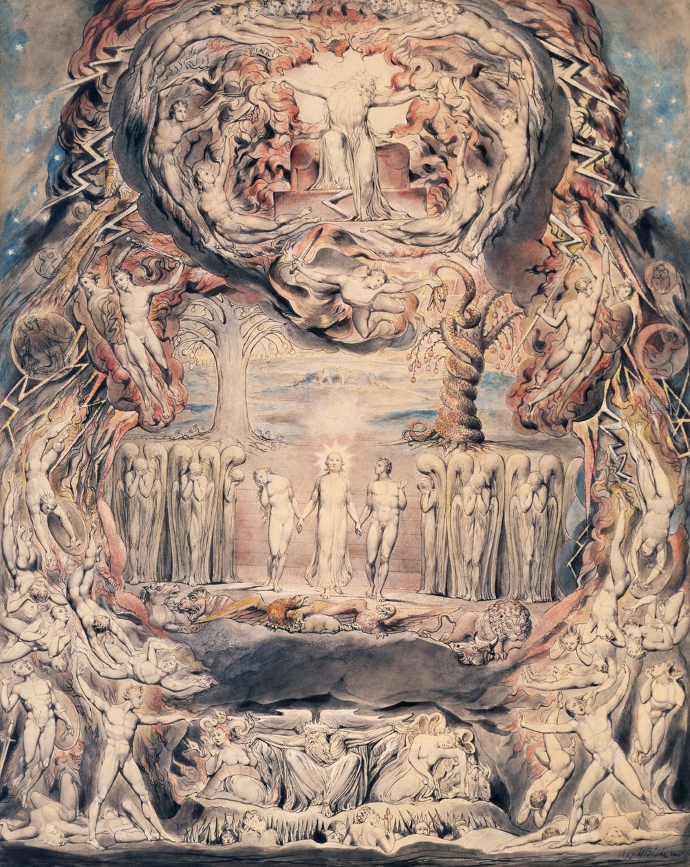 Az ember bukása alkotó: William Blake