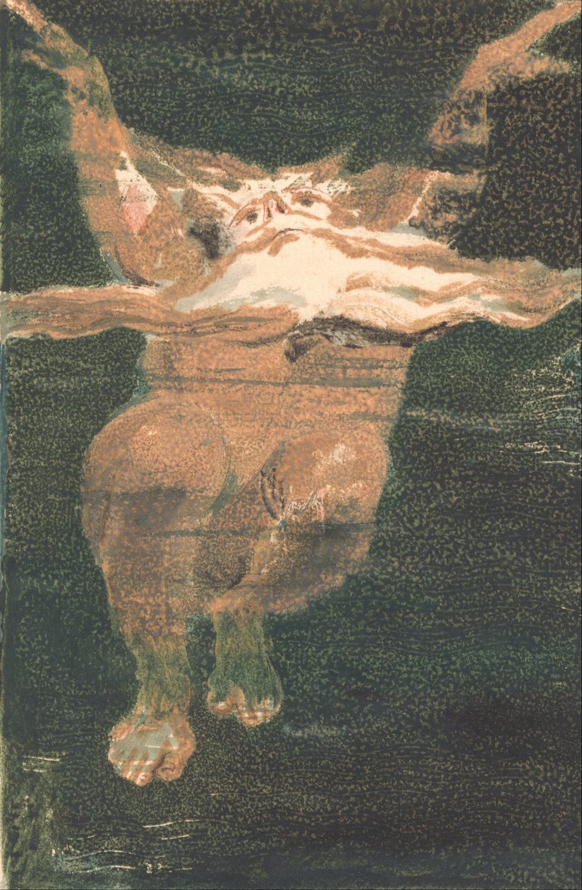 Urizen első könyve, 5. tábla (Bentley 12) alkotó: William Blake