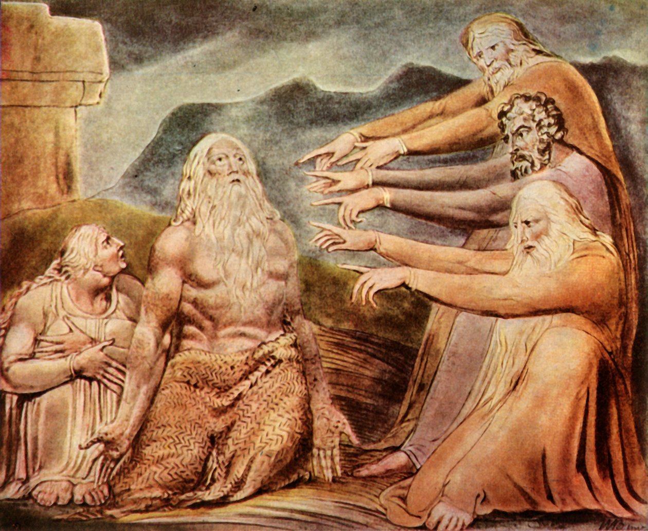 „Az igazságos embert kinevetjük”, 1825, 1943. alkotó: William Blake