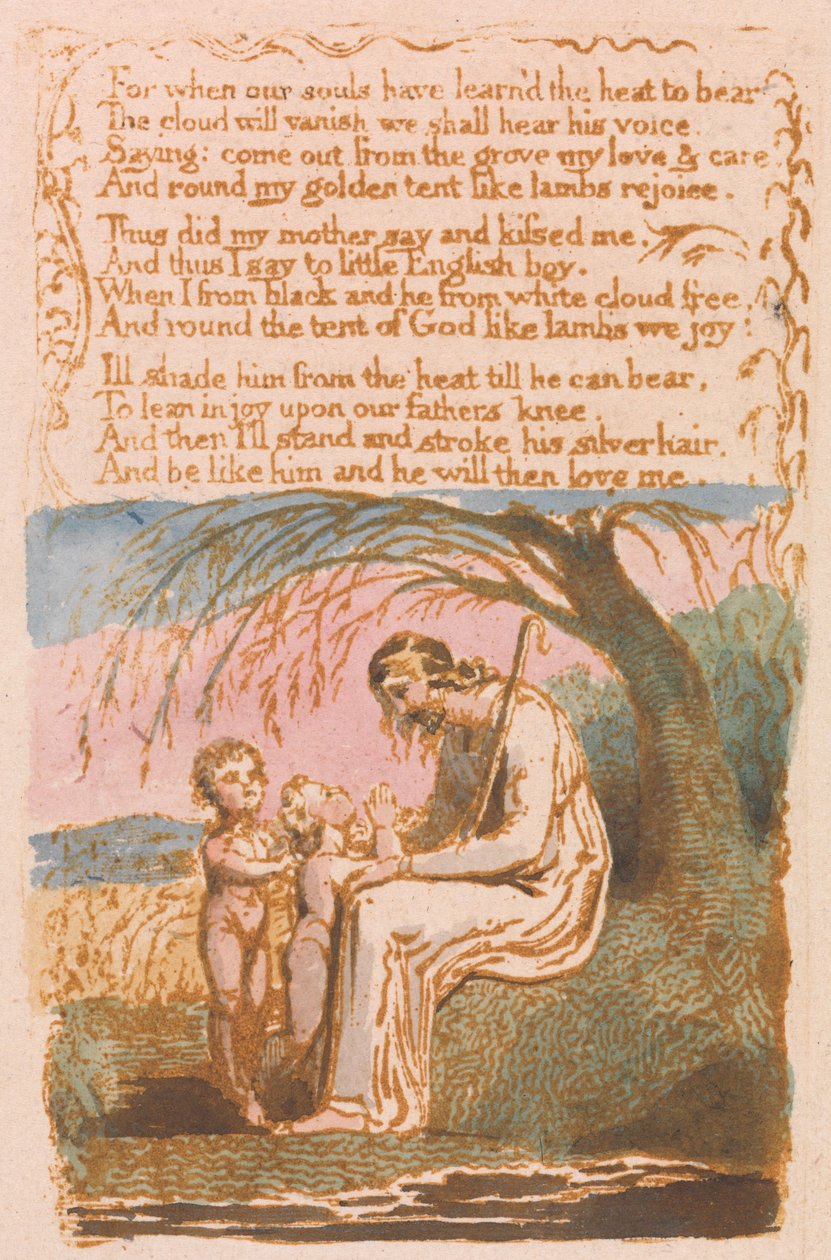Der kleine schwarze Junge (Platte 30) alkotó: William Blake