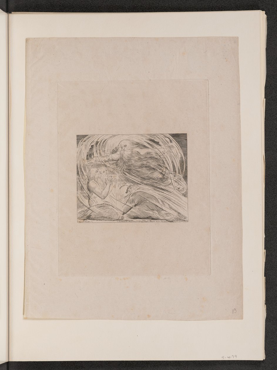 Az Úr válaszol Jóbnak a forgószélből alkotó: William Blake