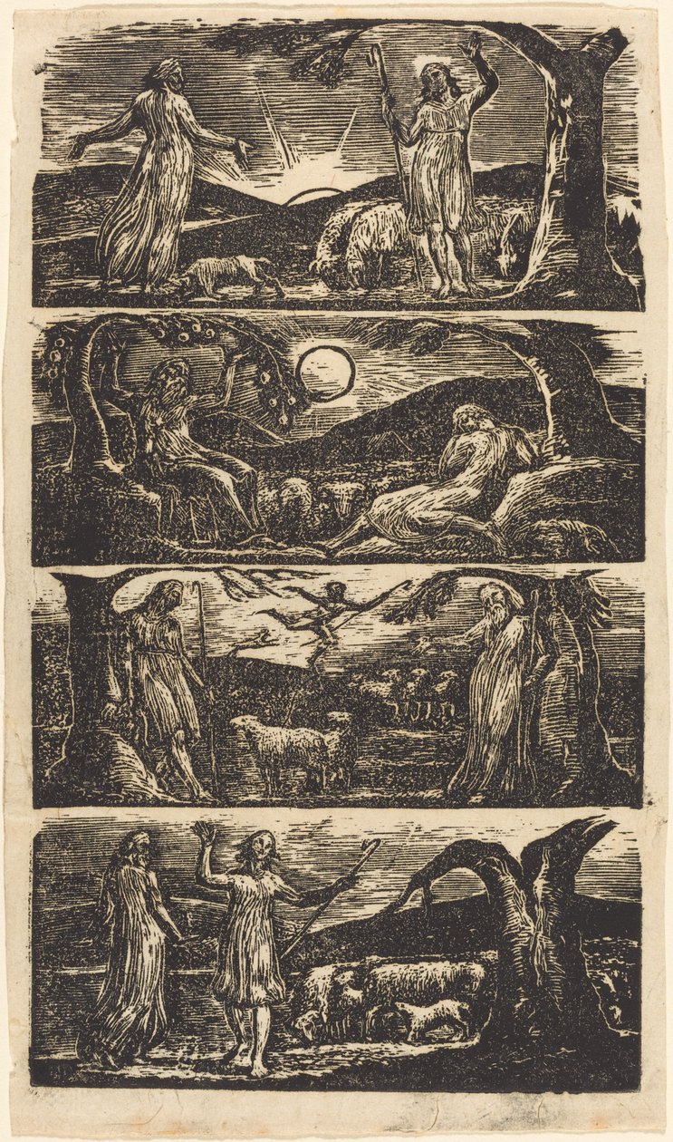 Vergilius pásztorai alkotó: William Blake