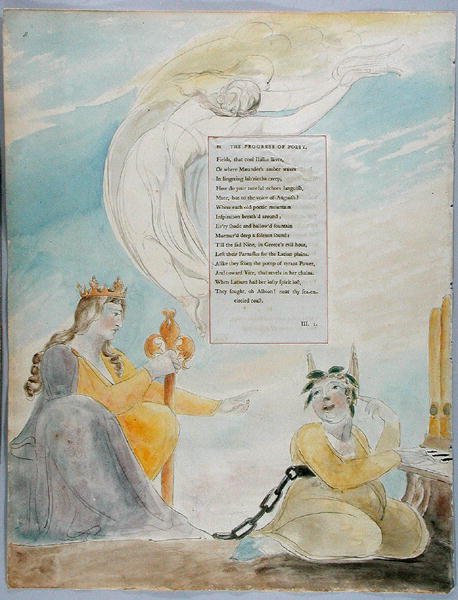 „The Progress of Poesy”, 48. terv a „The Poems of Thomas Gray”-ből alkotó: William Blake