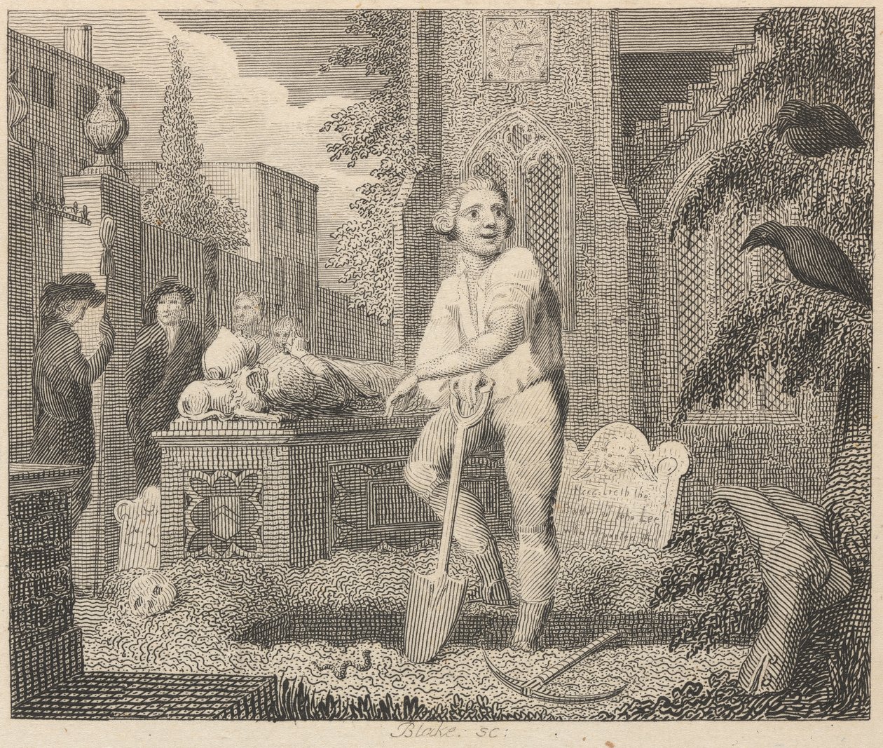 A Hollók, a Sexton és a Földféreg alkotó: William Blake