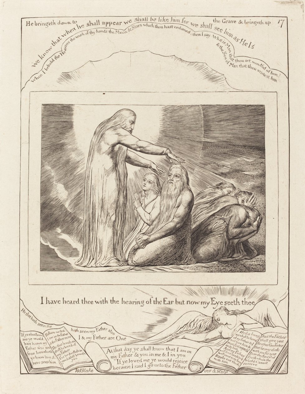 Isten látomása, 1825. alkotó: William Blake