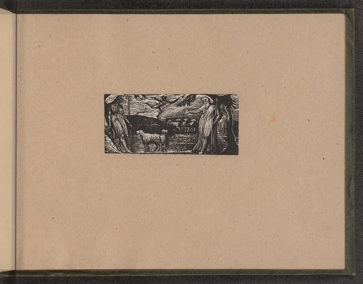 Thenot Remonstrates Colinet, Lightfoot háttérben alkotó: William Blake