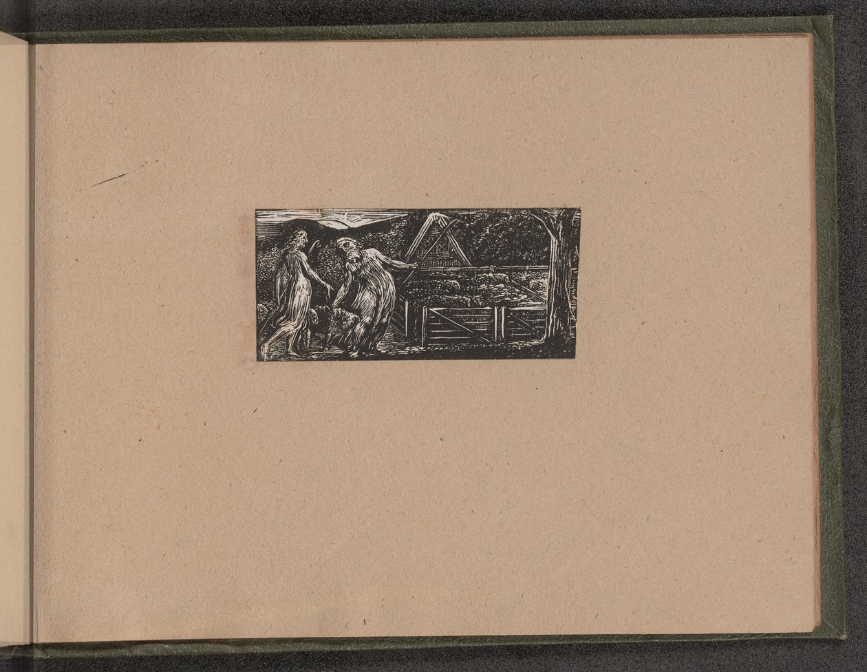 Thenot és Colinet együtt vezetik nyájaikat alkotó: William Blake
