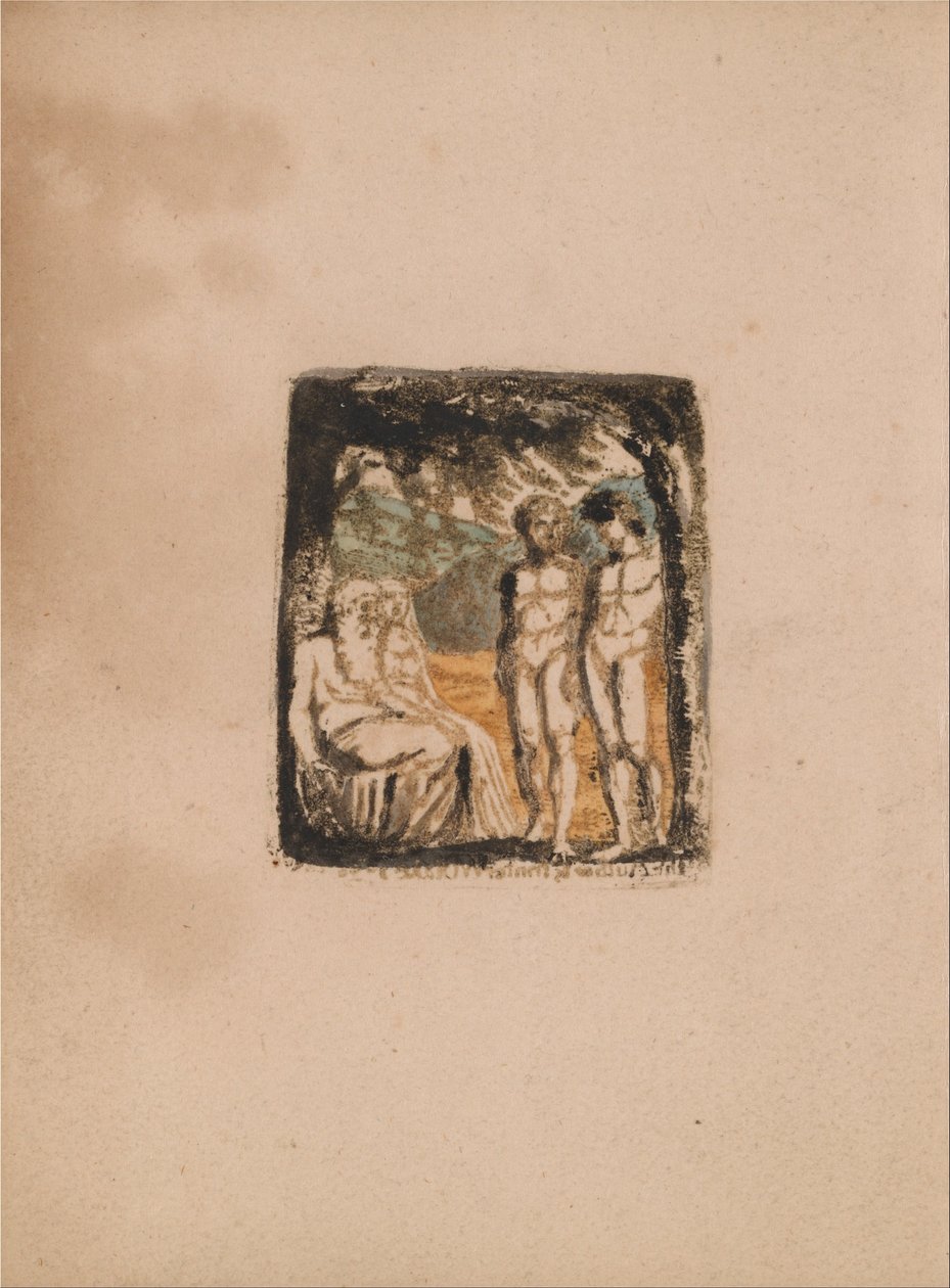 Nincs természetes vallás, 1. tábla, előlap (Bentley a1) alkotó: William Blake