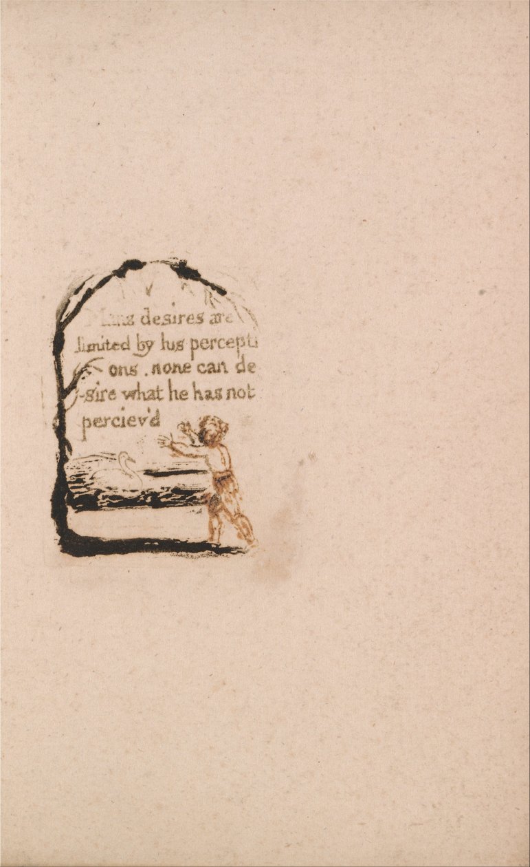 Nincs természetes vallás, 7. tábla, V Mans vágyai. . . . (Bentley a8) alkotó: William Blake