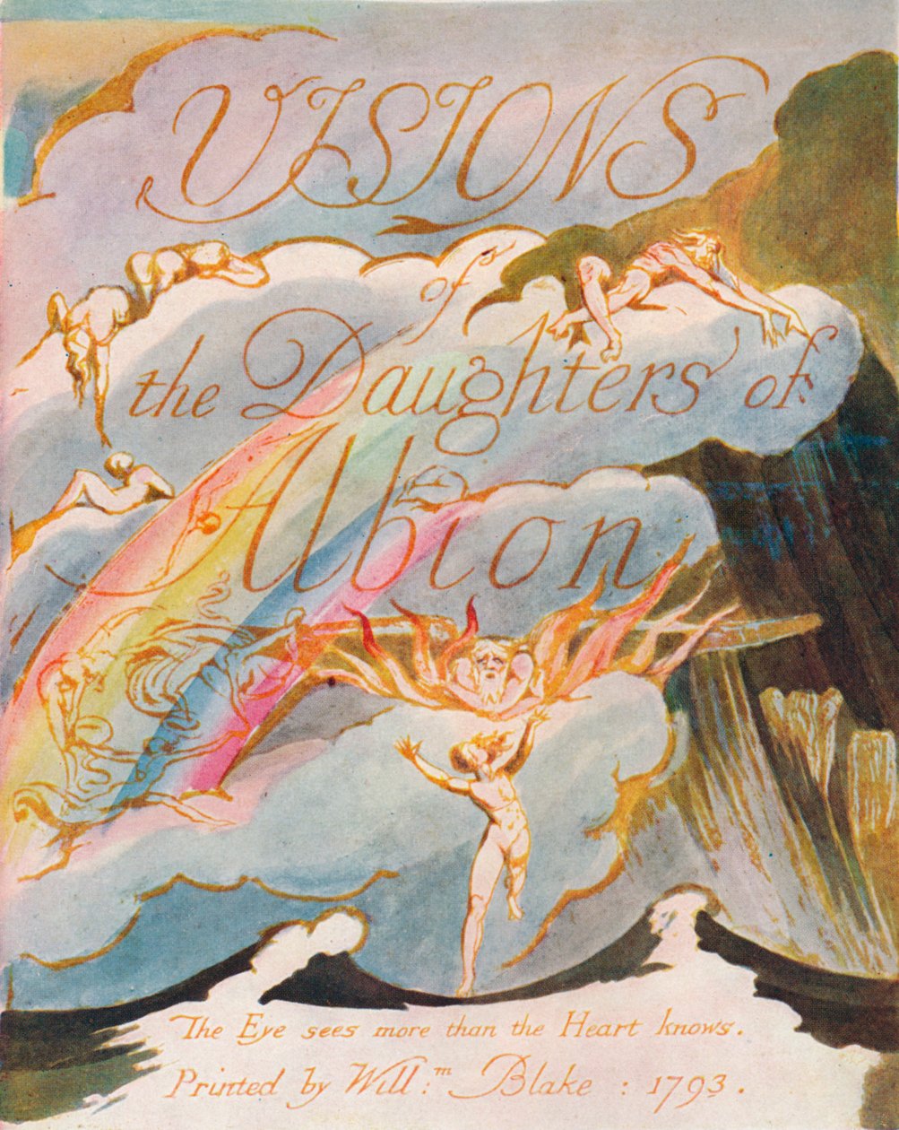 Albion lányainak látomásai, 1793 alkotó: William Blake