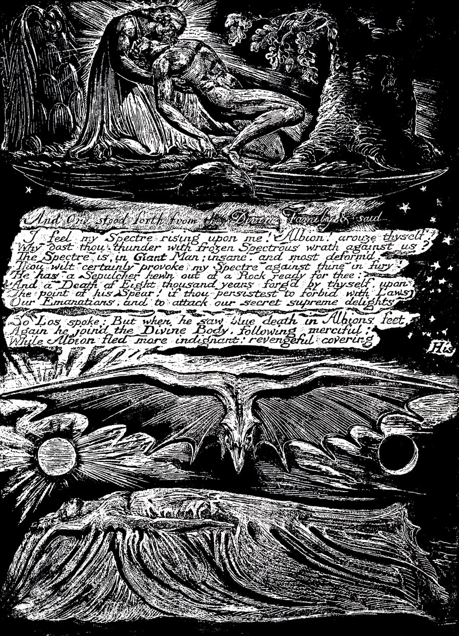 William Blake 1757-1827 angol misztikus, költő, festő és metsző, 1804-1820 alkotó: William Blake