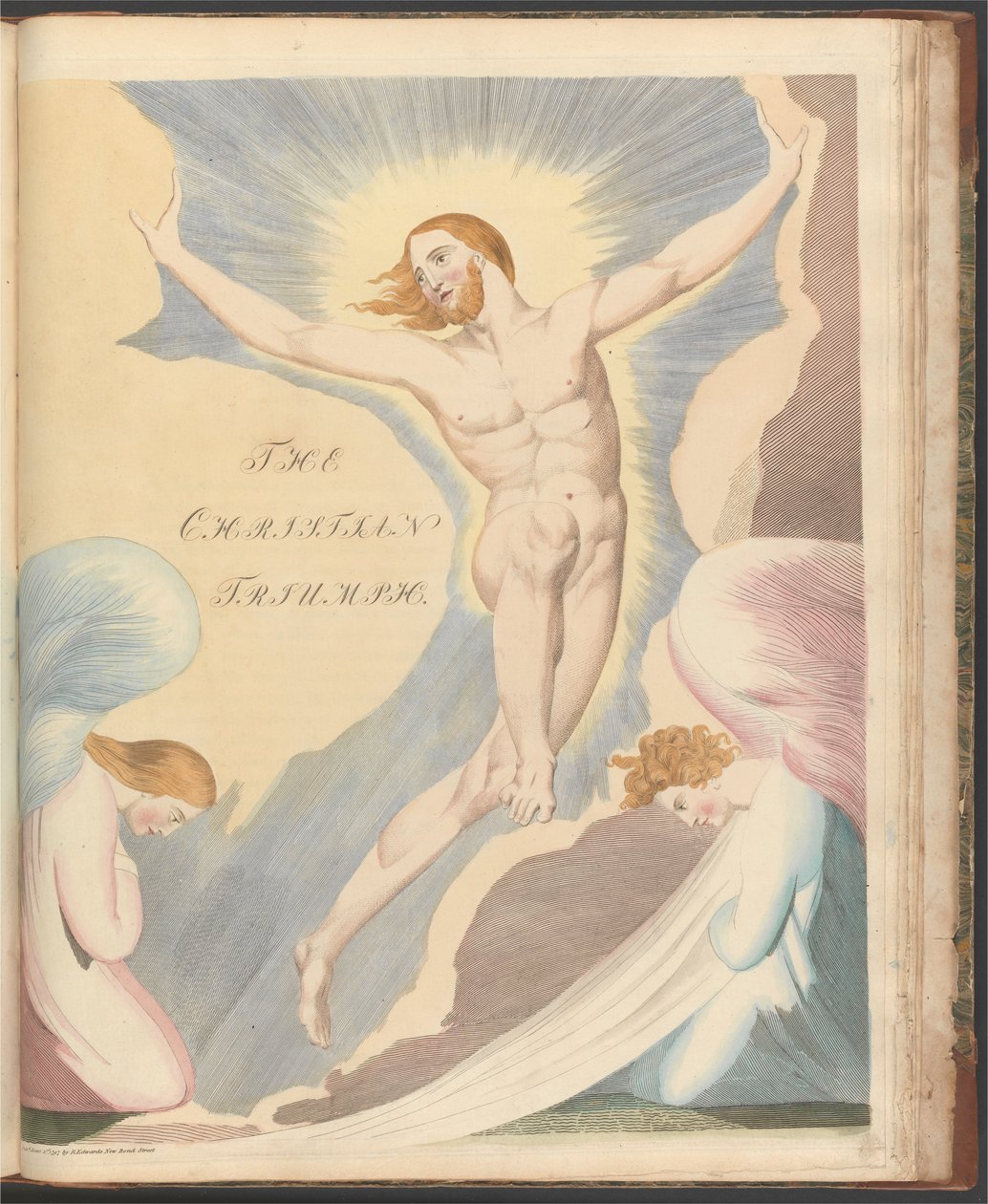 Young éjszakai gondolatai, 65. oldal, Negyedik éjszaka, A keresztény diadal. alkotó: William Blake