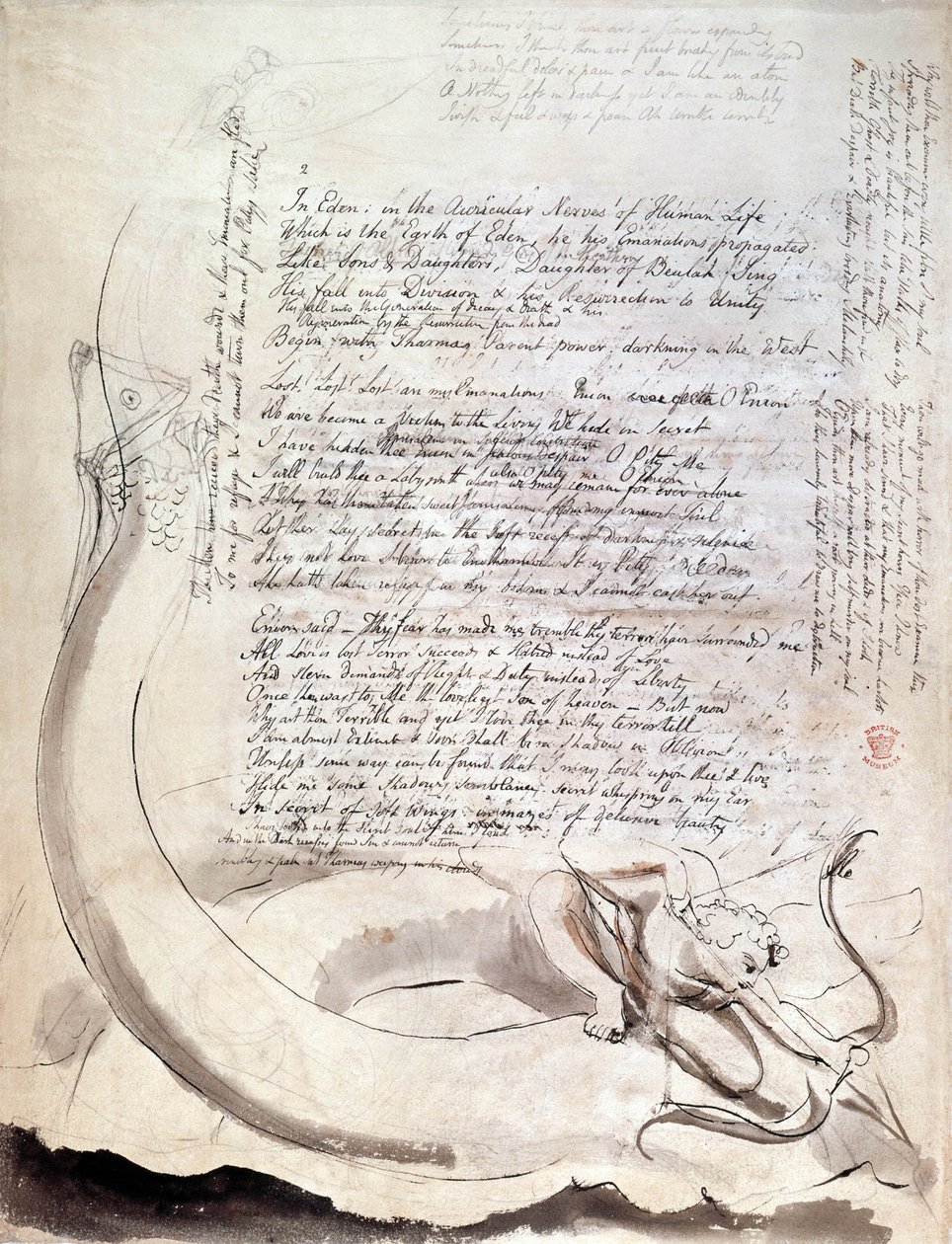 illusztrálta William Blake „The Four Zoa” című versét alkotó: William Blake