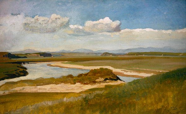 Kilátás a Tiberisre Róma közelében alkotó: William Blake Richmond