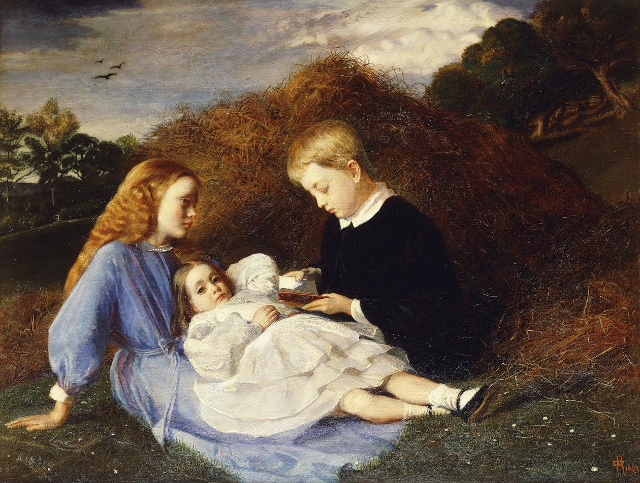 Amy, Dorothea és Hungerford Wren Hoskyns, 1863 alkotó: William Blake Richmond