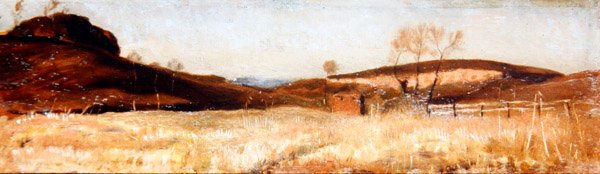 Dawn, Umbria, 1895 körül (olaj, panel) alkotó: William Blake Richmond