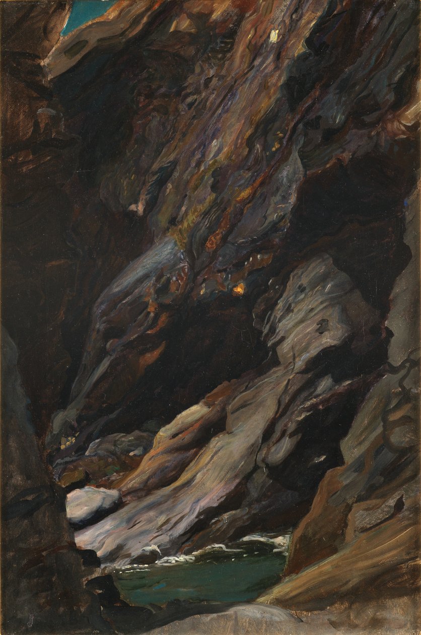 Sziklák a Tintagelnél alkotó: William Blake Richmond