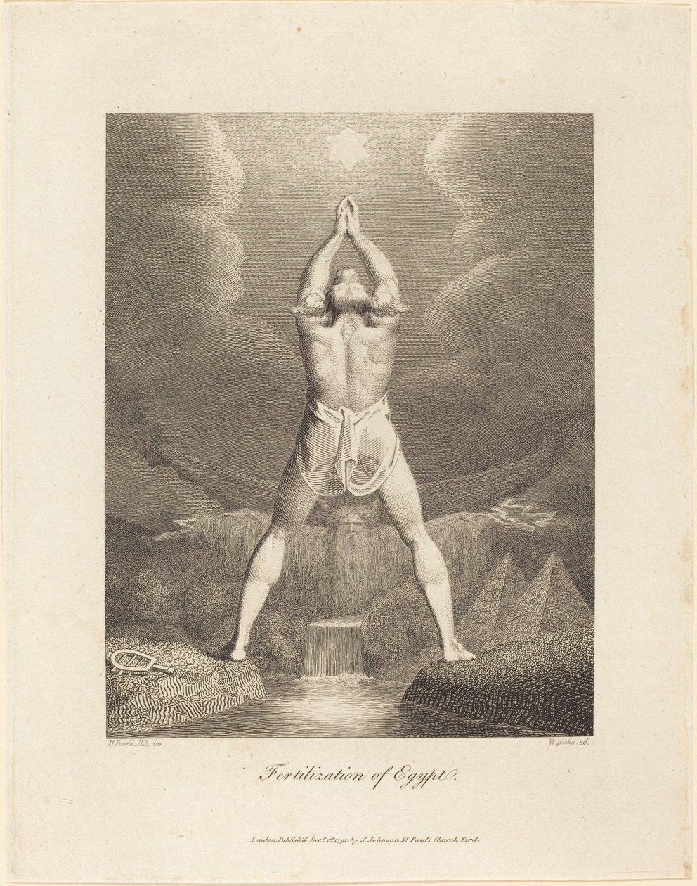 Egyiptom megtermékenyítése alkotó: William Blake after Henry Fuseli
