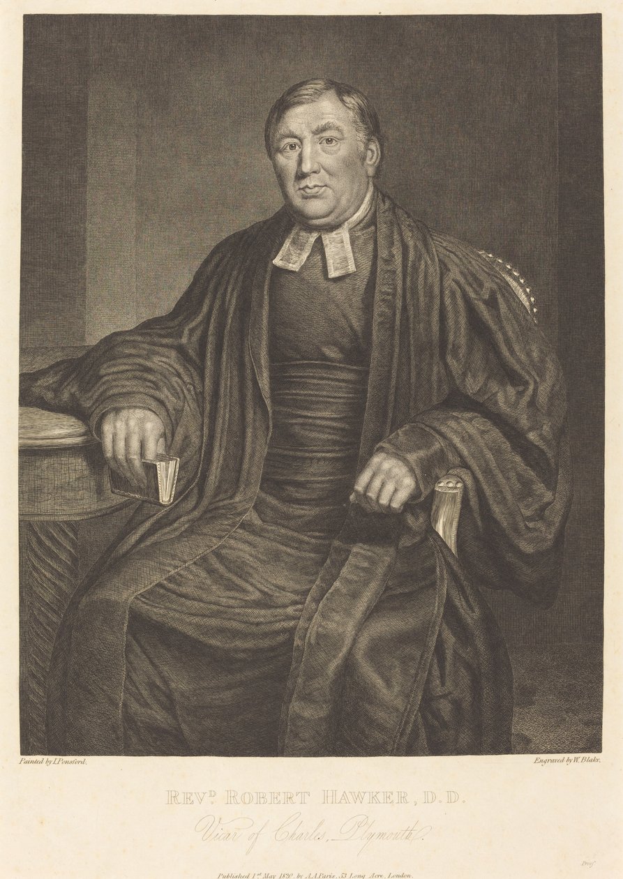 Robert Hawker tiszteletes, D.D. alkotó: William Blake after John Ponsford