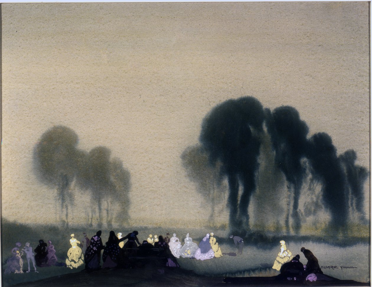 Moonlight Revels, 1924 körül (papír nélkül) alkotó: William Blamire Young