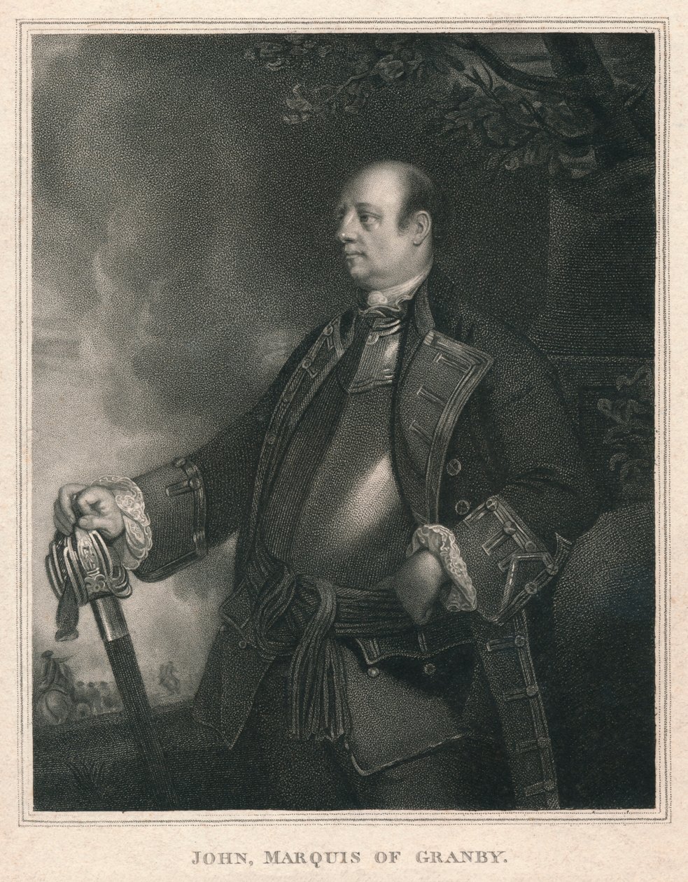 John, Granby márki, 1758-1760, 1810. alkotó: William Bond