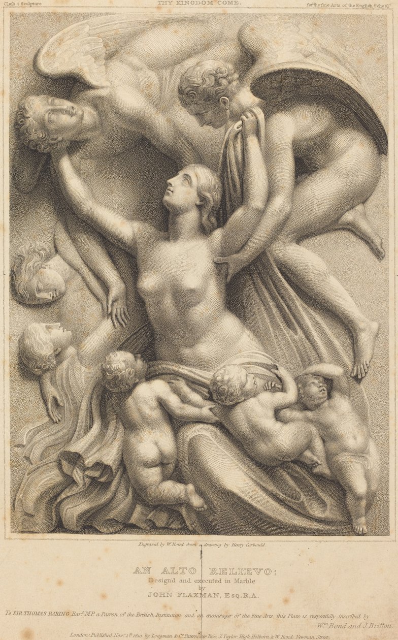 Jöjjön el a te királyságod (Sir Thomas Barting emlékműve) alkotó: William Bond after Henry Corbould after John Flaxman