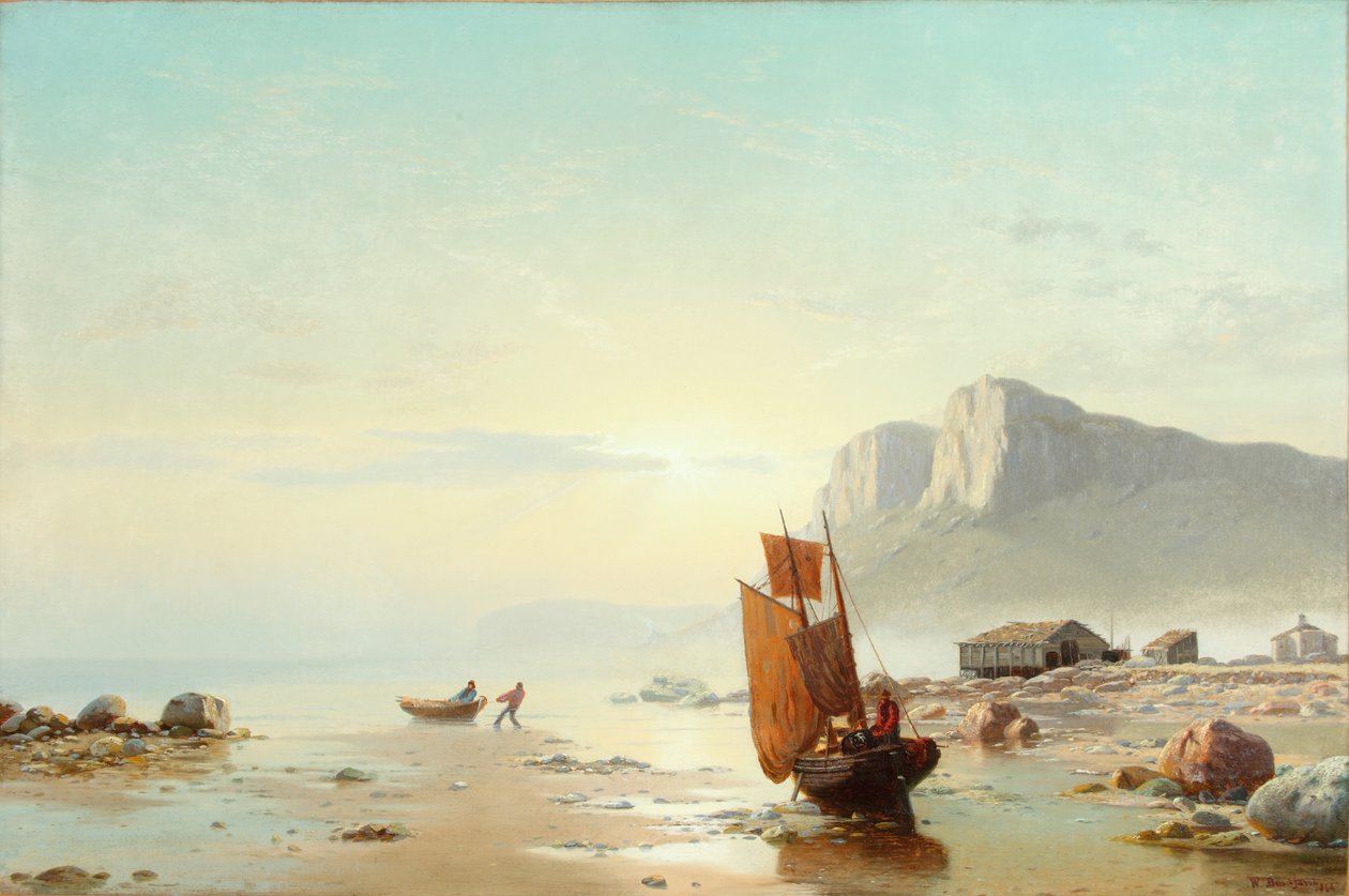 Labrador tengerpartja, 1866 alkotó: William Bradford