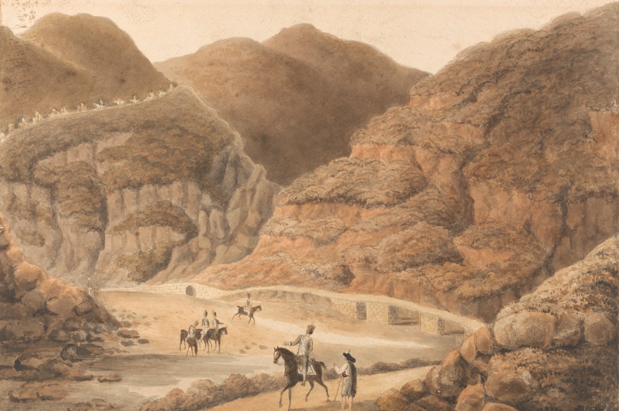 Áthalad a hegyekben Nis és Vila Velha között alkotó: William Bradford
