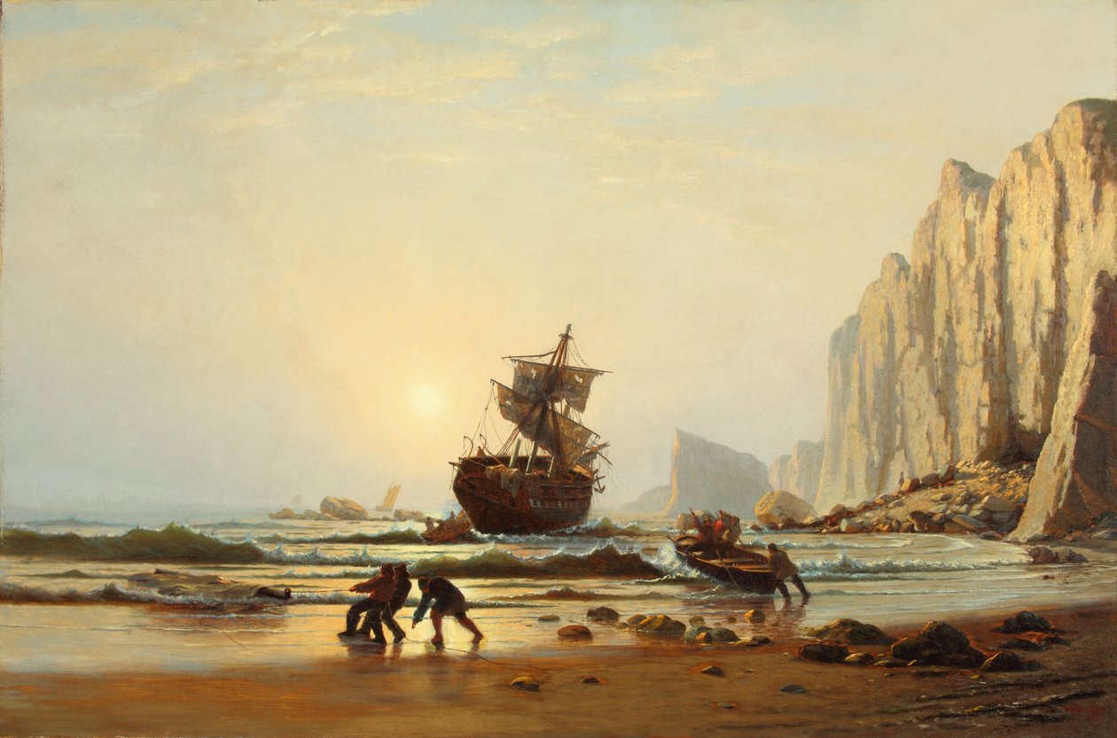 Hajótörést szenvedett Labrador előtt 1867 (Olaj, vászon) alkotó: William Bradford