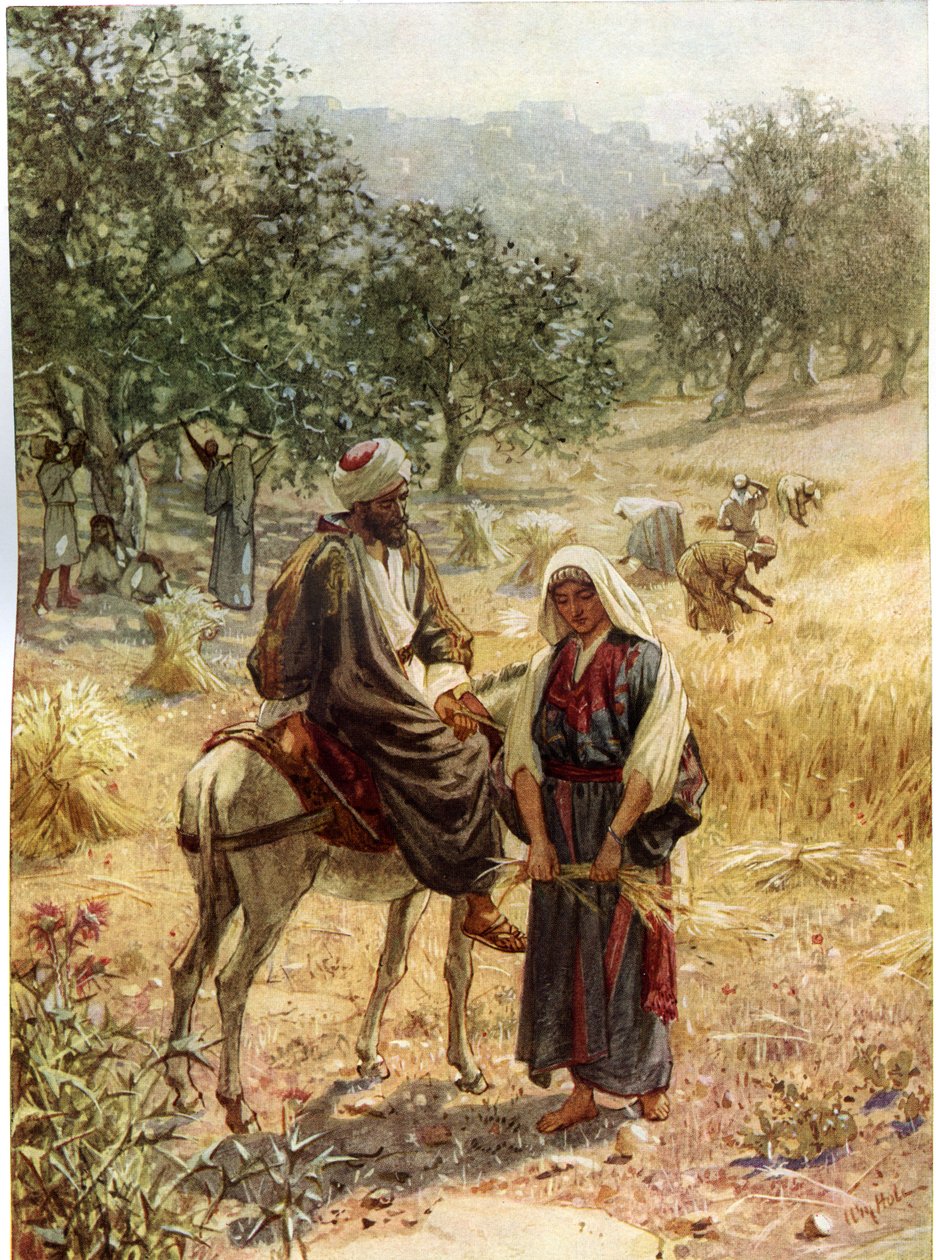 Boáz és Ruth - Biblia alkotó: William Brassey Hole