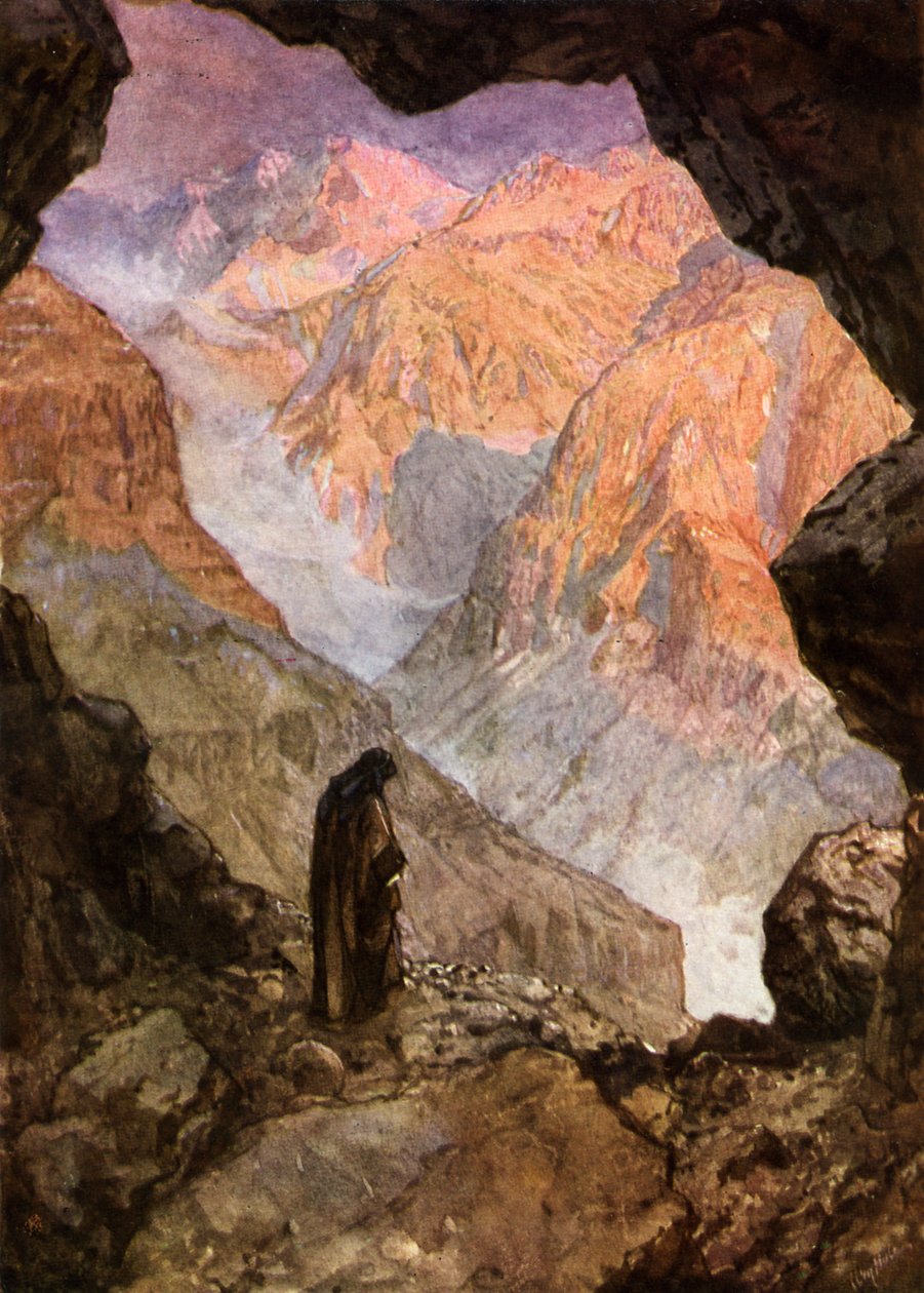 Illés a Hóreb-sivatagban - Biblia alkotó: William Brassey Hole