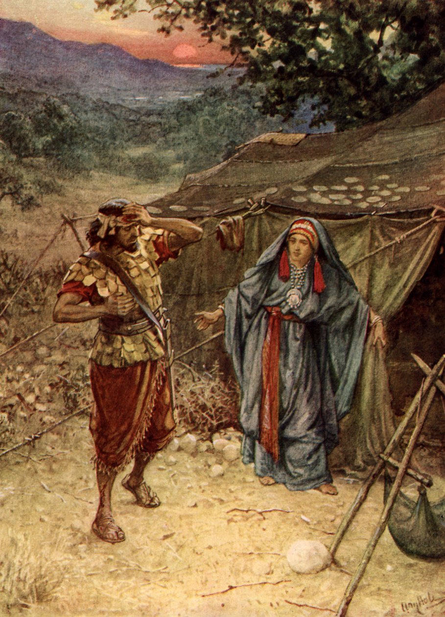 Jael Yael és Sisera - Biblia alkotó: William Brassey Hole