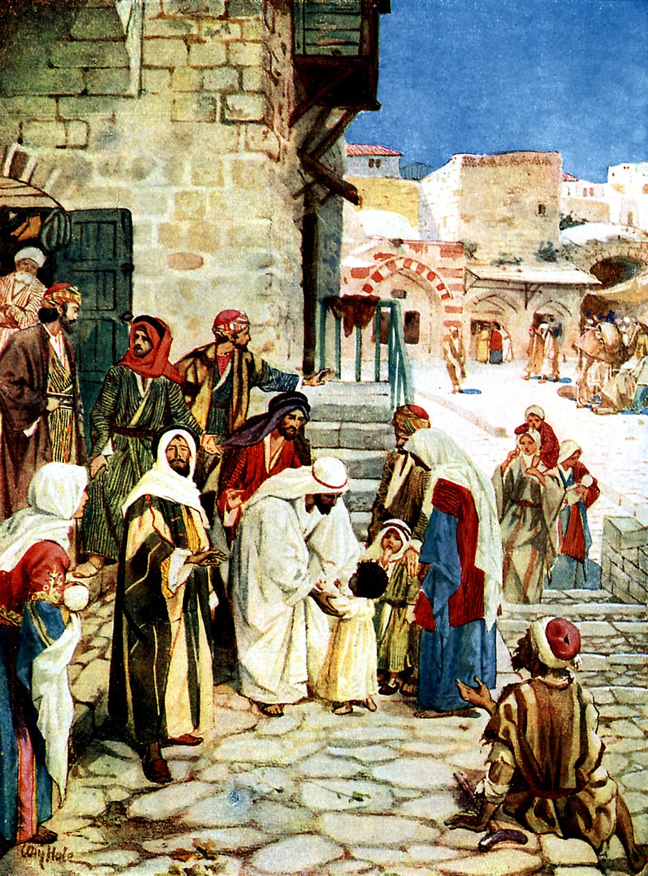 Jézus és a kisgyermekek - Biblia alkotó: William Brassey Hole