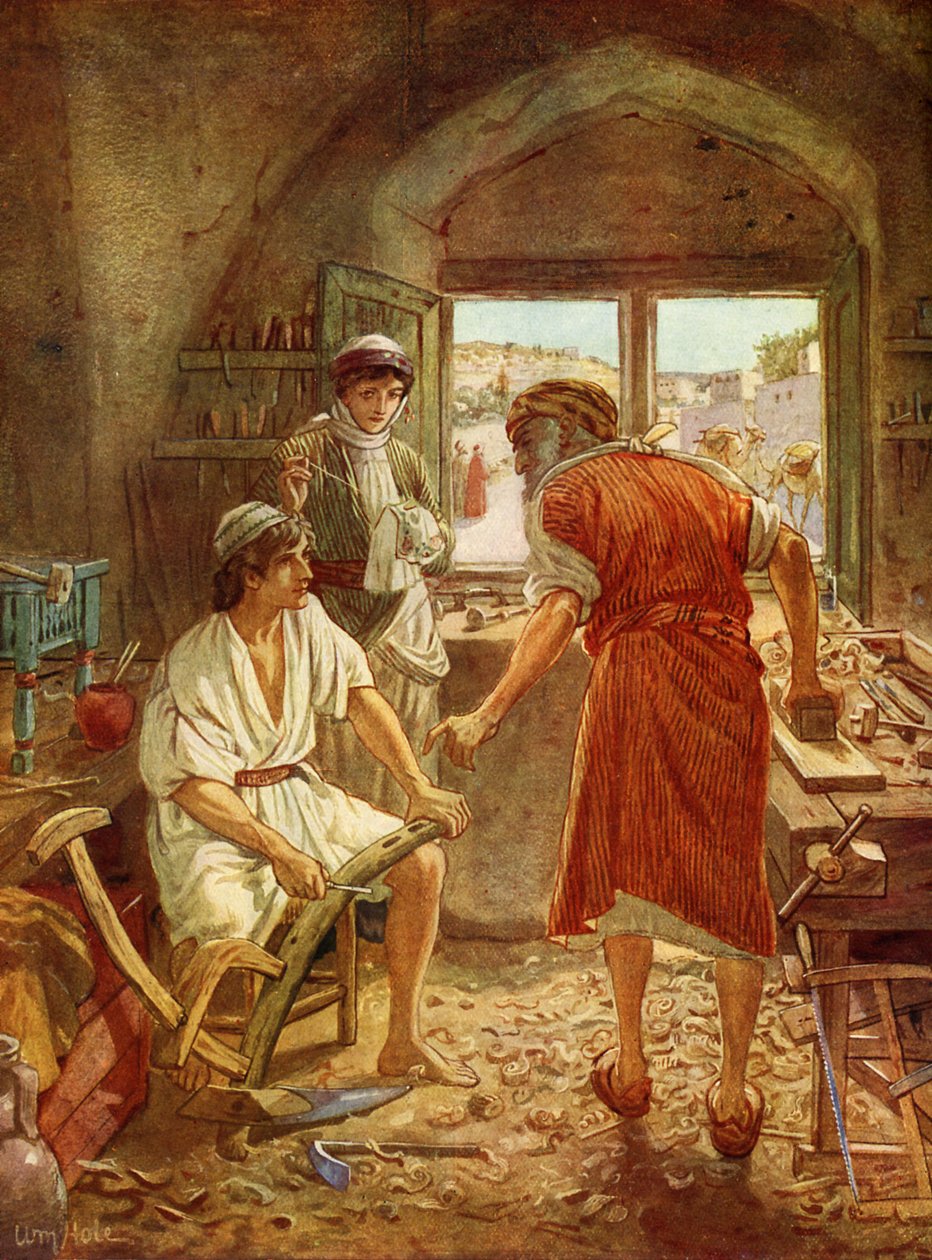 Jézus mint fiatalember - Biblia alkotó: William Brassey Hole
