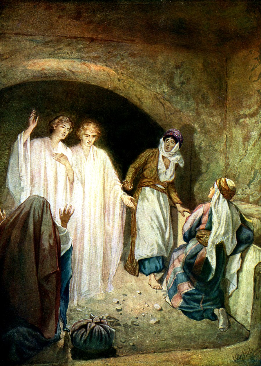 Jézus sírját üresen találják – Biblia alkotó: William Brassey Hole