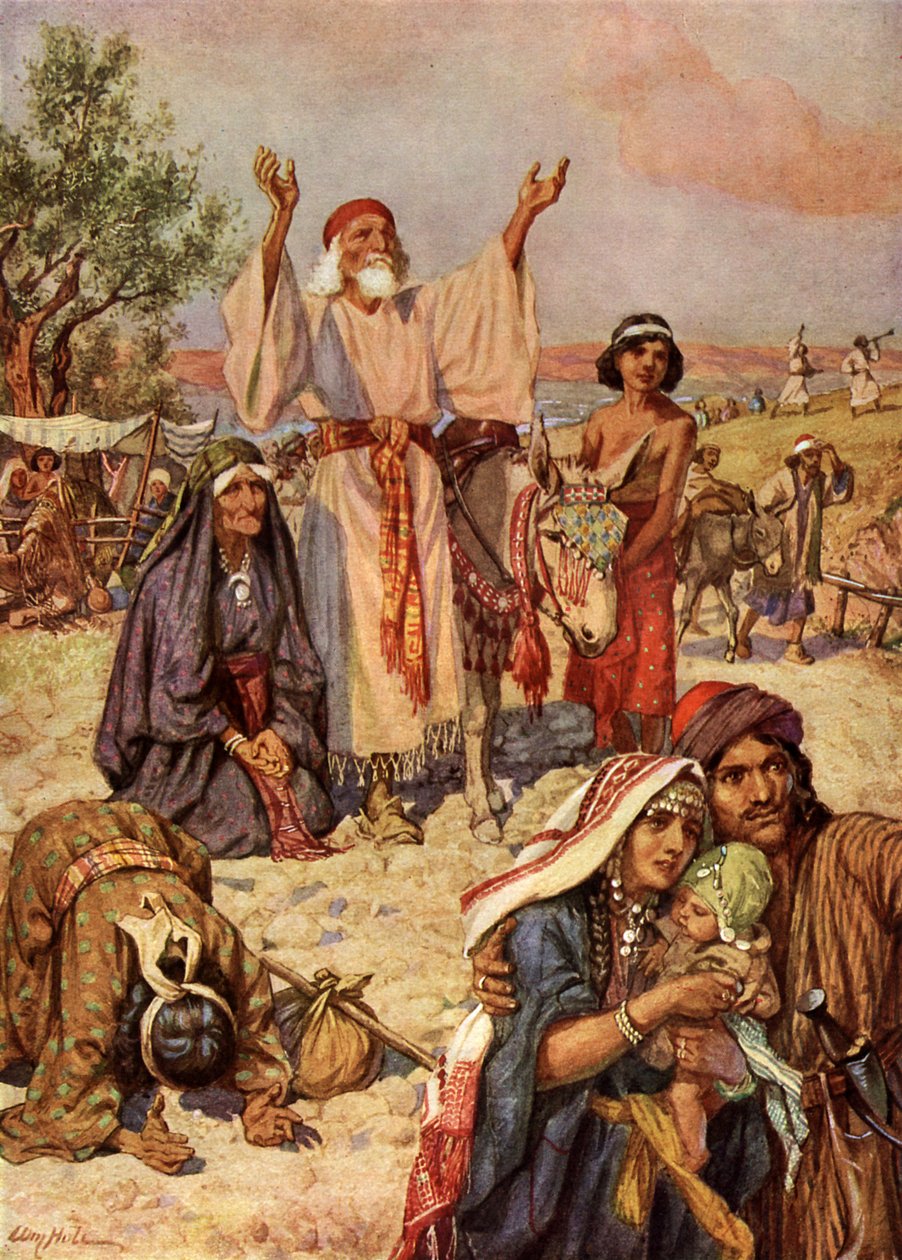 A száműzöttek visszatérése. - Biblia alkotó: William Brassey Hole