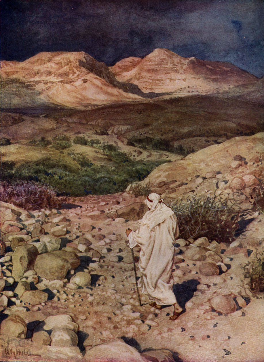 Jézus megkísértése - Biblia alkotó: William Brassey Hole