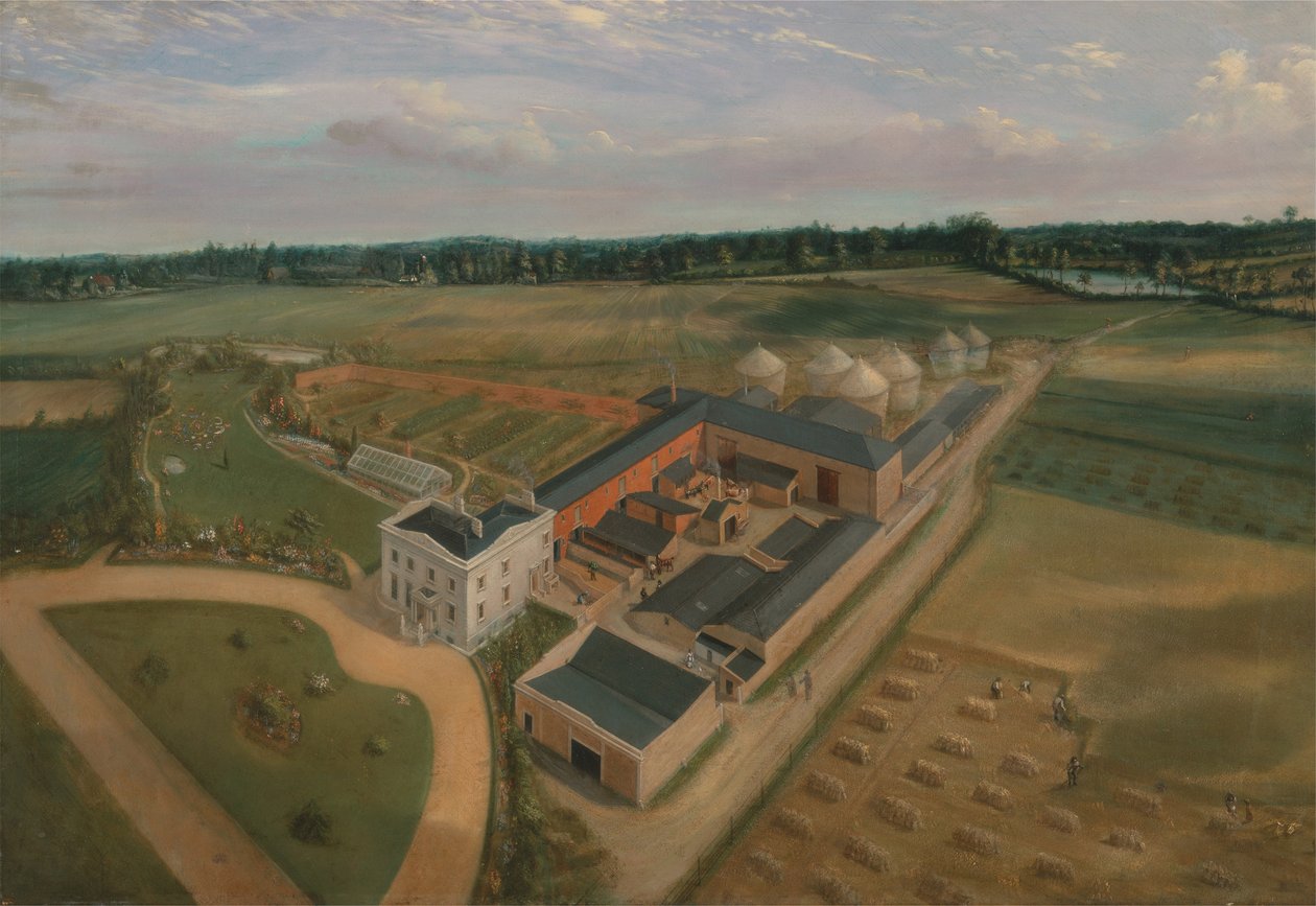 Tiptree Hall és Farm, Essex alkotó: William Brown