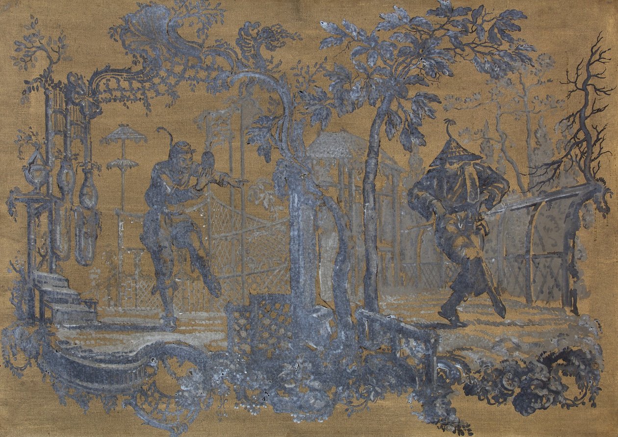 Chinoiserie (olaj, vászon) alkotó: William Bruce Ellis Ranken