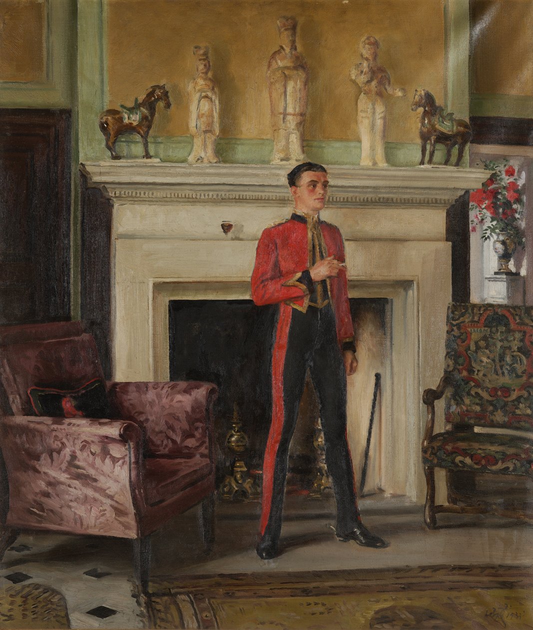Hall at Warbrook, 1933 alkotó: William Bruce Ellis Ranken