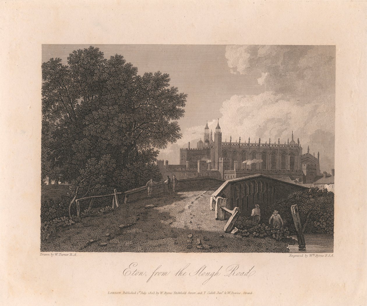 Eton, a Slough Roadról alkotó: William Byrne