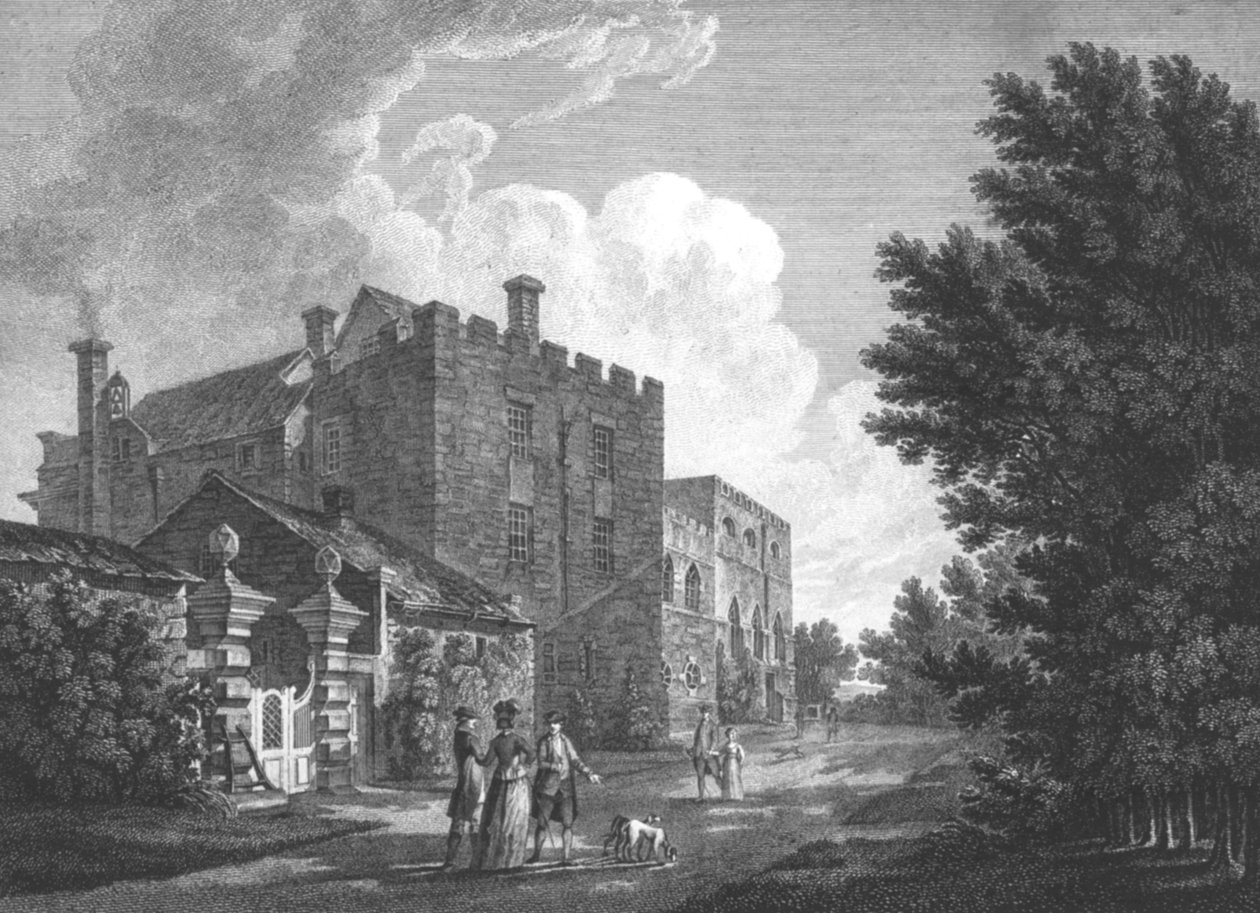 Greystoke kastély, 1778 alkotó: William Byrne