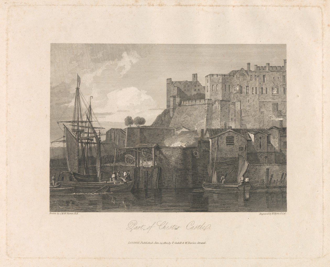 A Chester kastély része alkotó: William Byrne