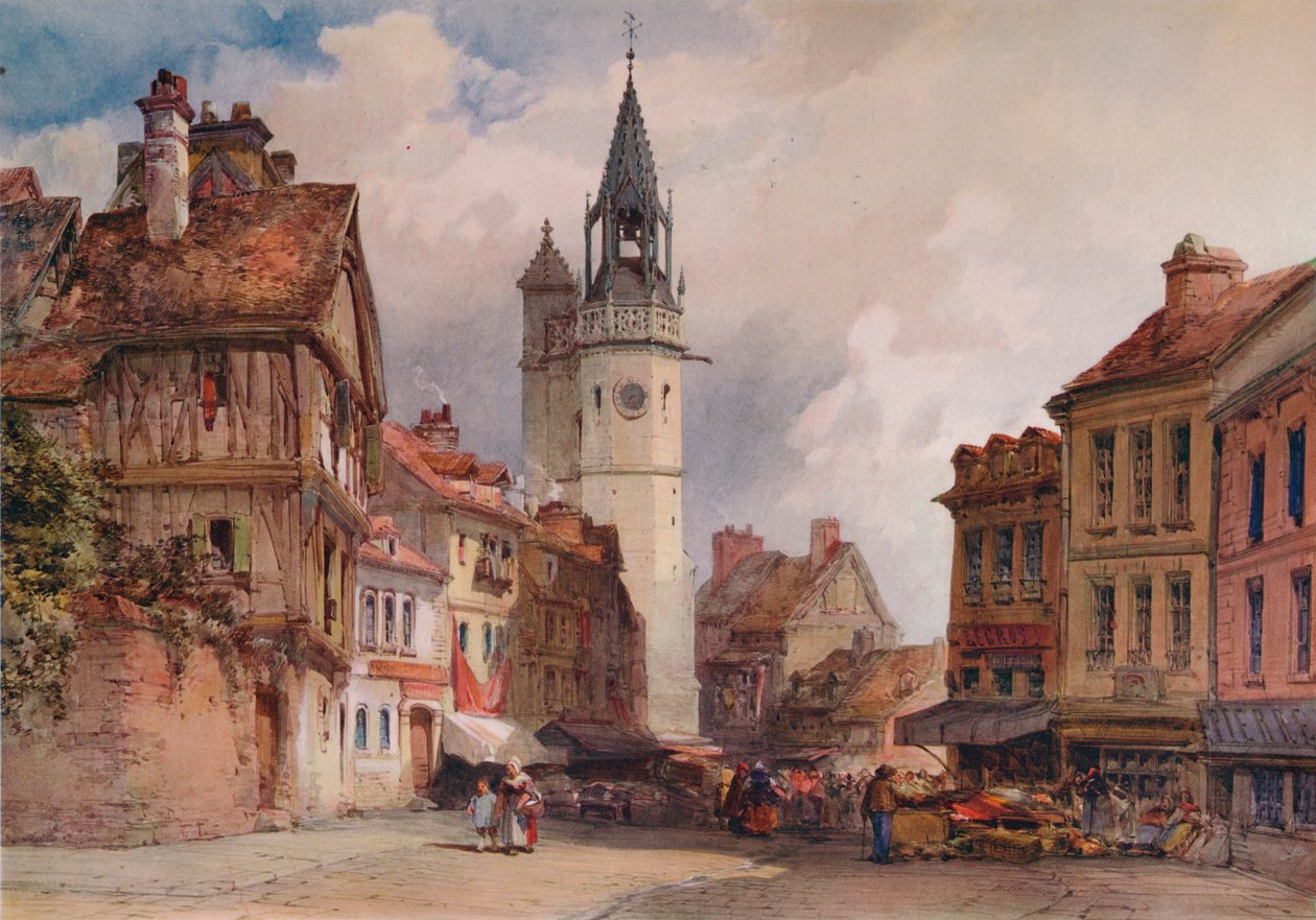 Évreux, 1855 alkotó: William Callow