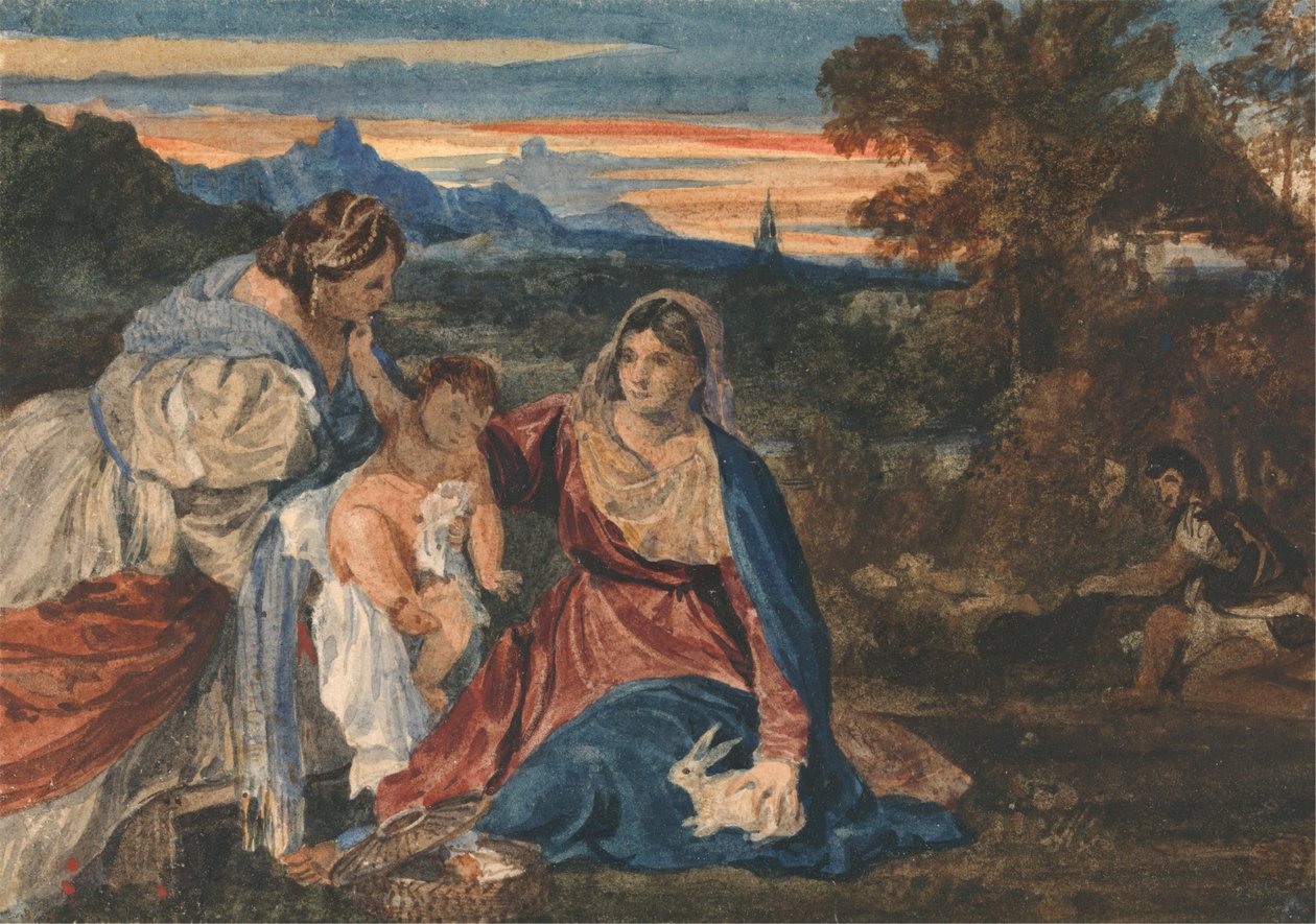 Madonna nyúllal alkotó: William Callow