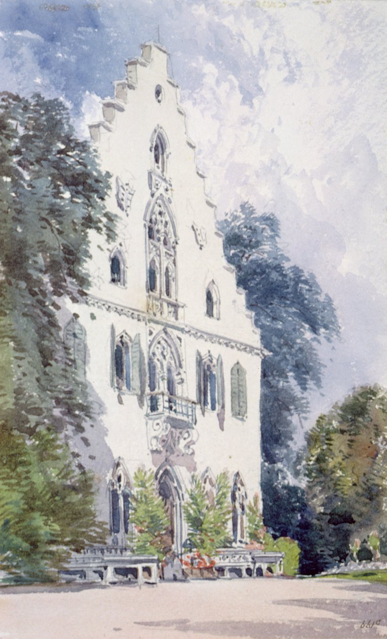 Rosenau emlékei, a HRH The Prince Consort, Viktória királynő férje szülőhelye alkotó: William Callow