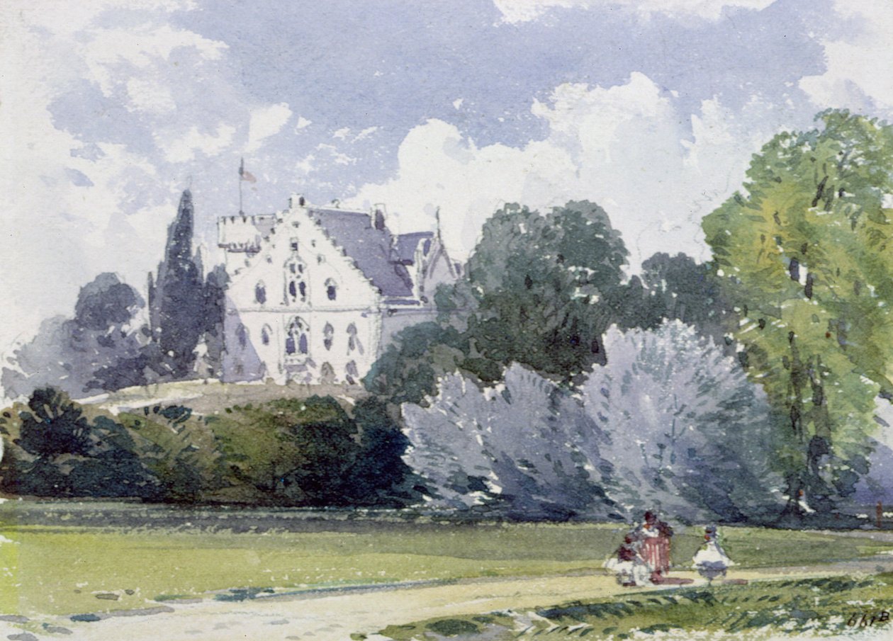 Rosenau emlékei, a HRH The Prince Consort, Viktória királynő férje szülőhelye alkotó: William Callow