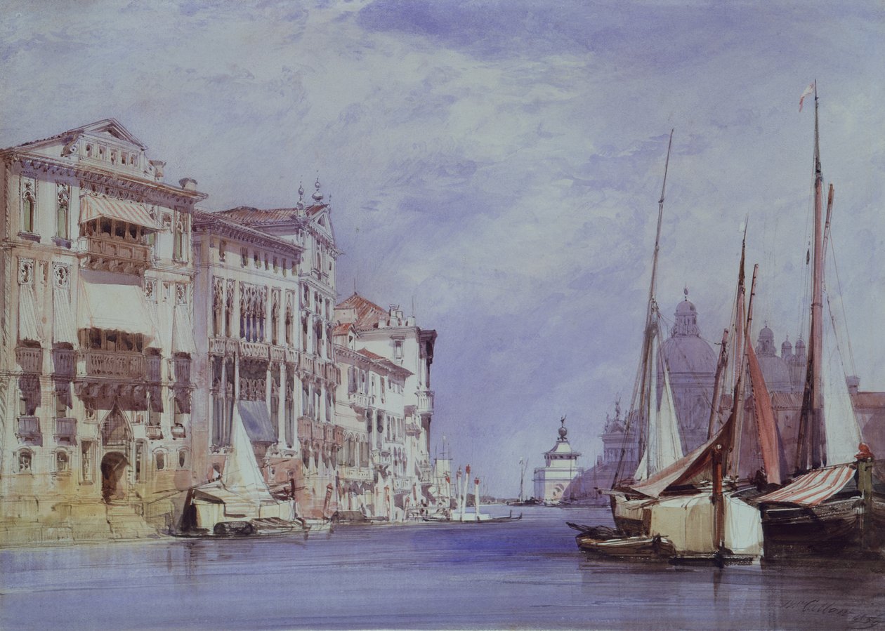 A Canal Grande, Velence alkotó: William Callow