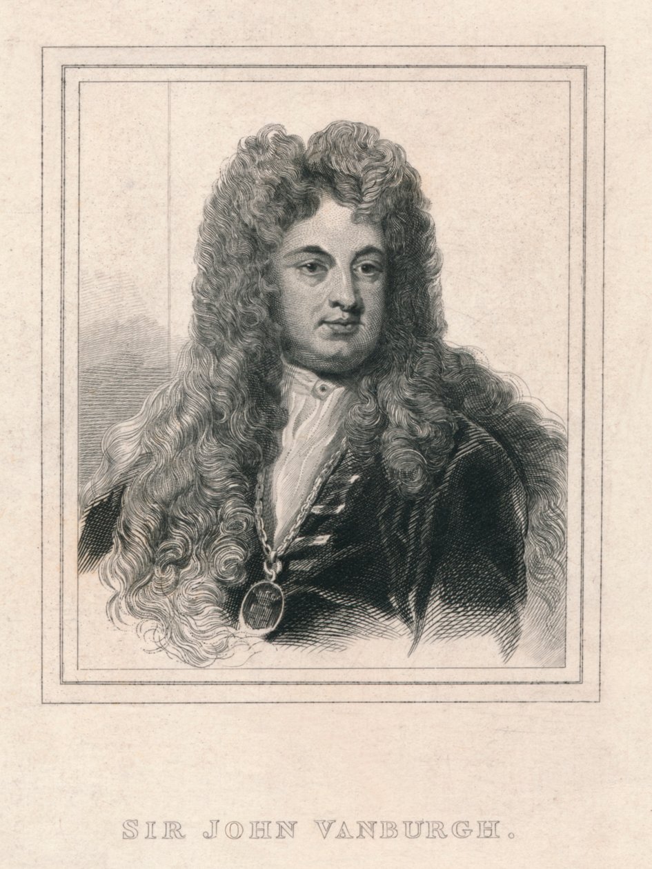 "Sir John Vanburgh", 1830. alkotó: William Camden Edwards