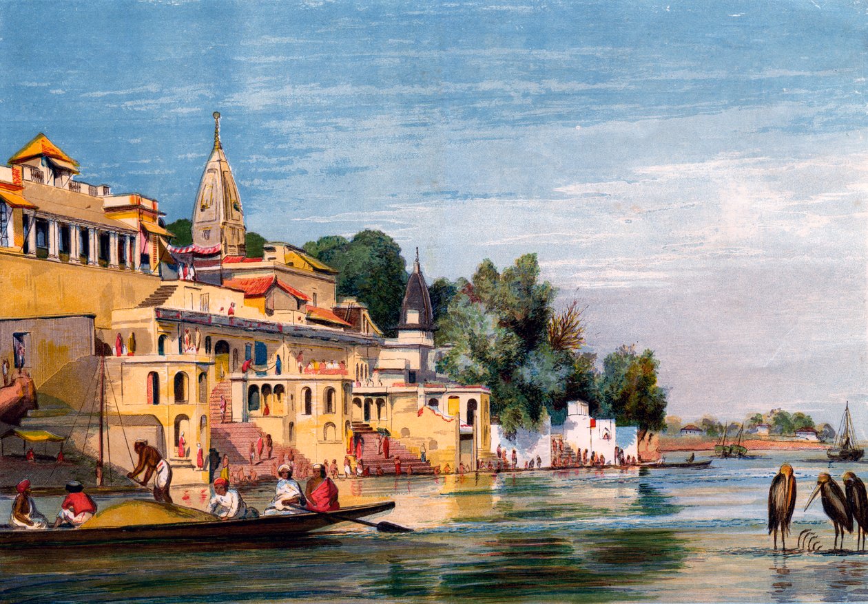 Cawnpore a Gangesznél, India, 1857. alkotó: William Carpenter